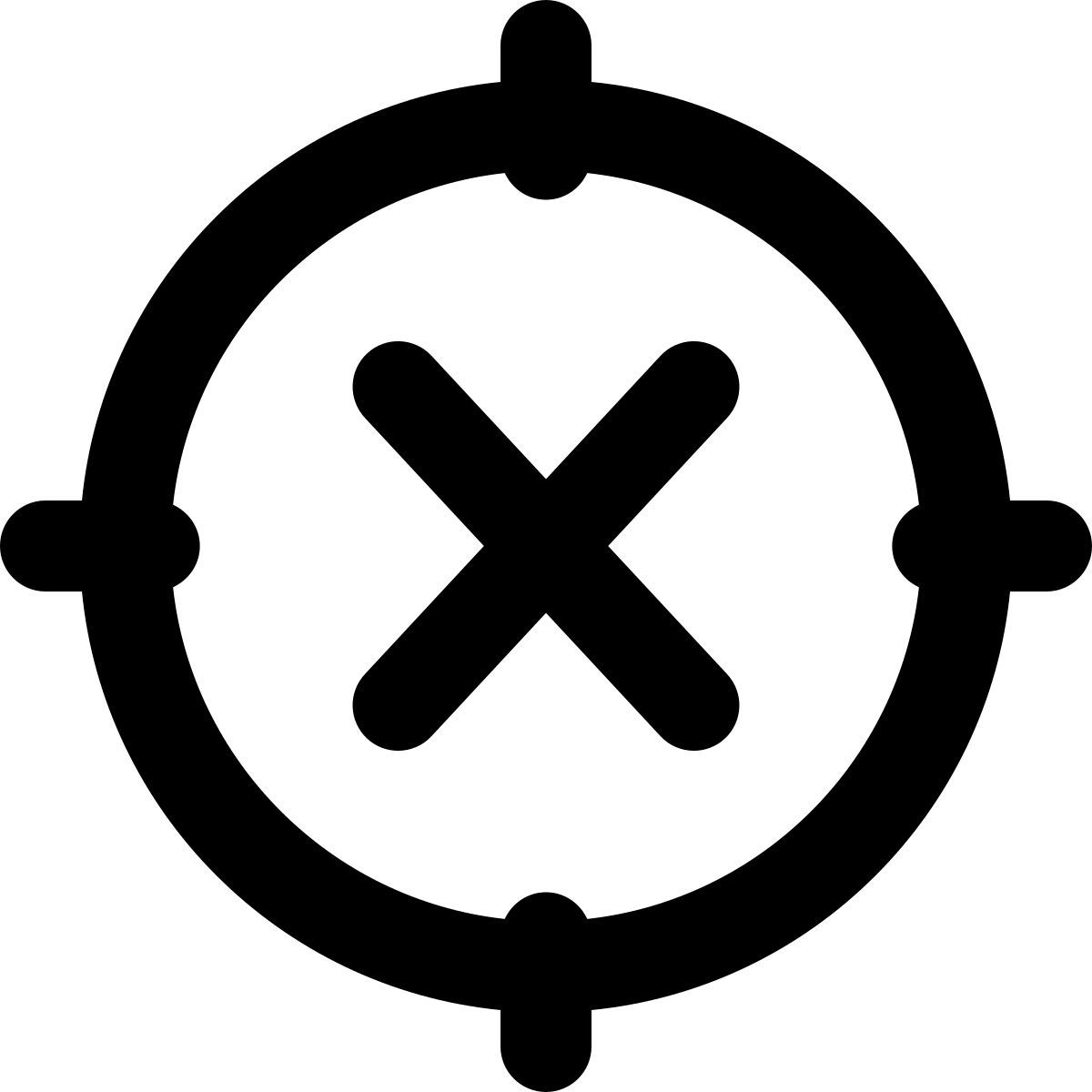 rimuovi bersaglio icon