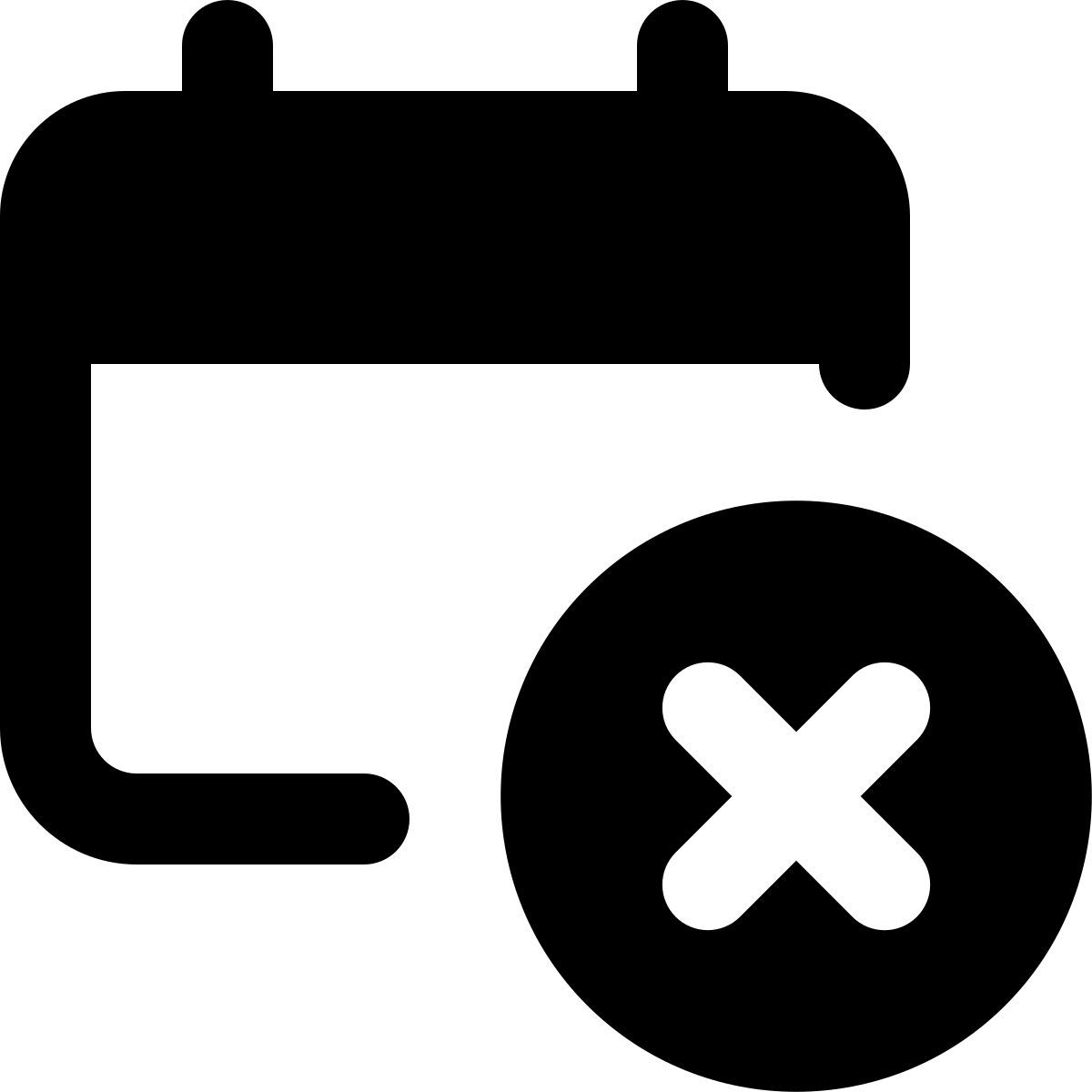 remove calendar icon