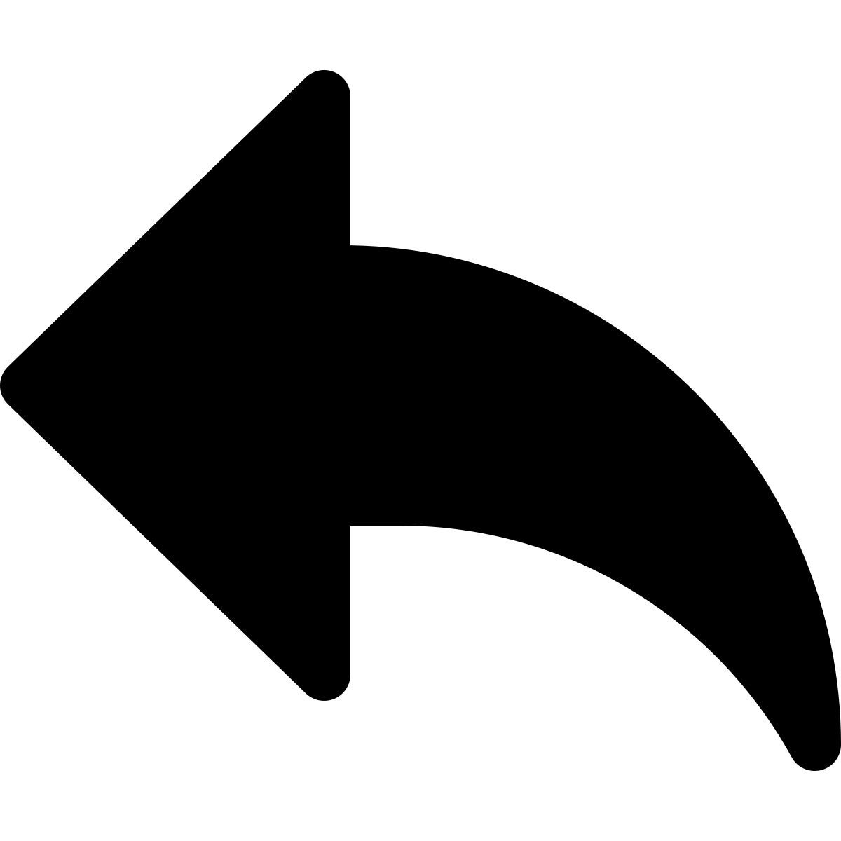 reply arrow button icon