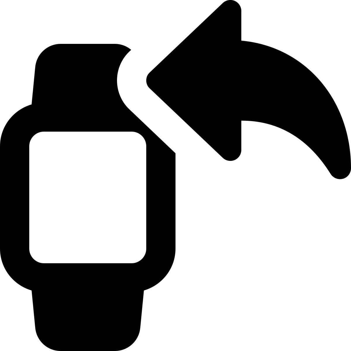 reply on smartwatch icon