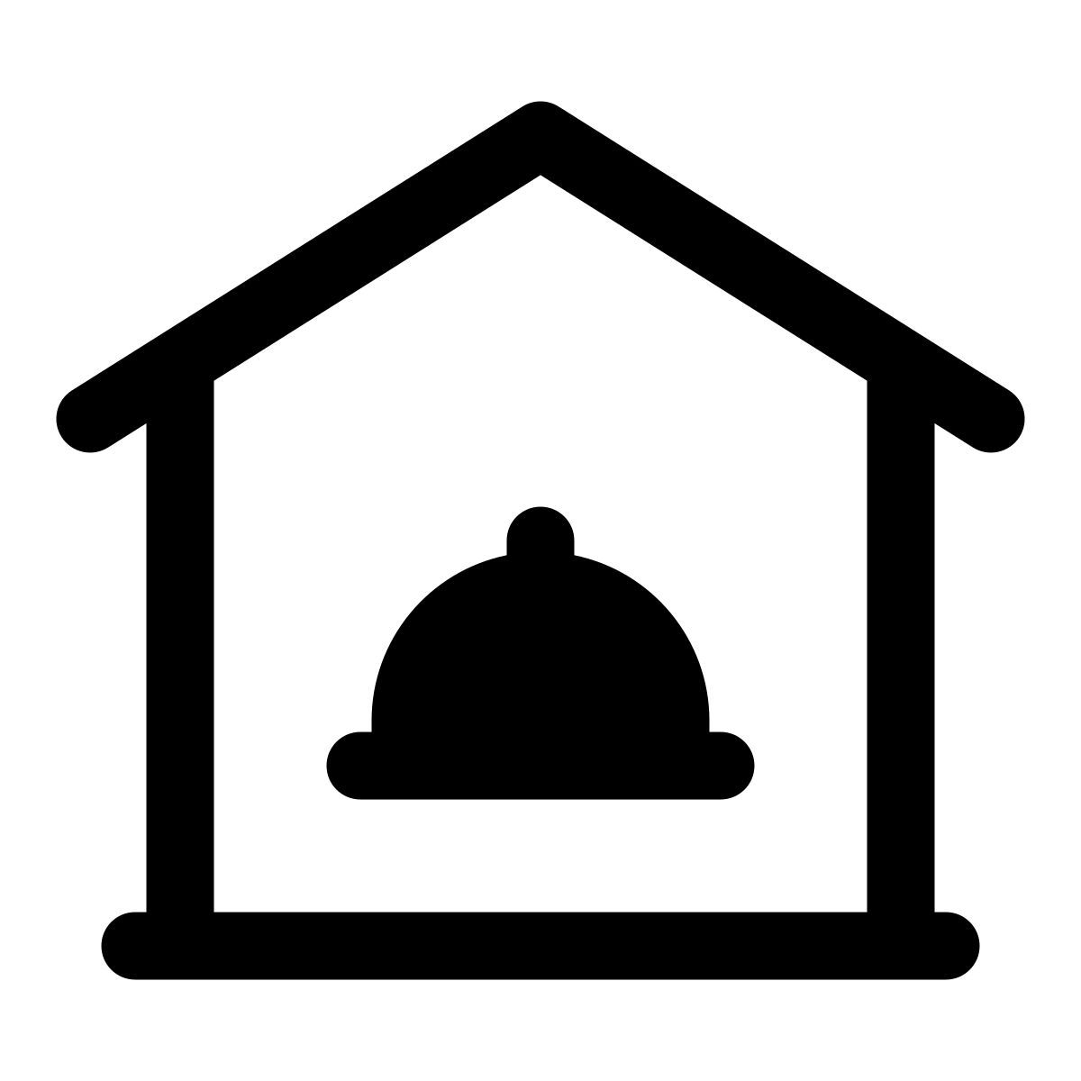 restaurant home delivery icon