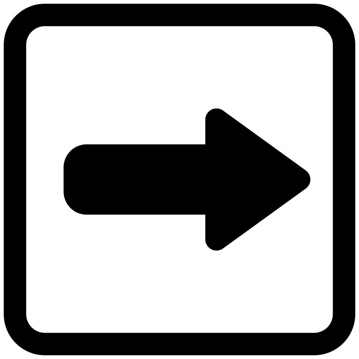 right arrow icon