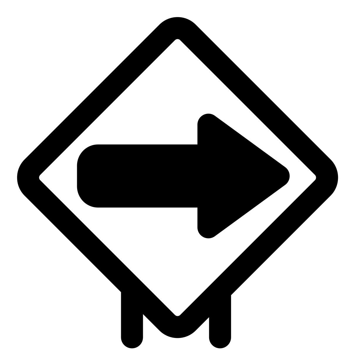 right arrow sign icon