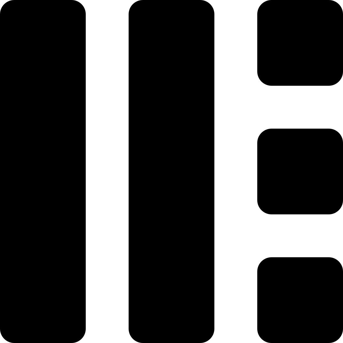 disposición de columnas verticales icon