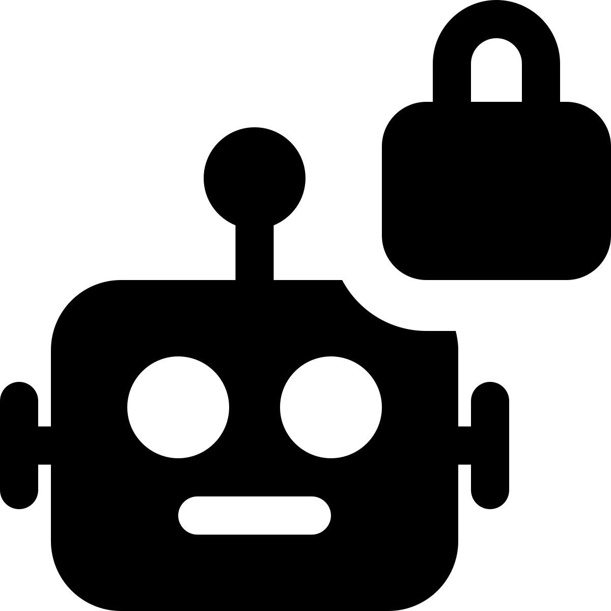 blocco robot icon