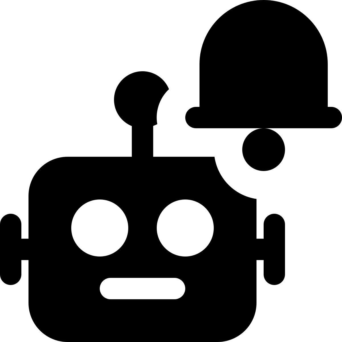 notification robot icon