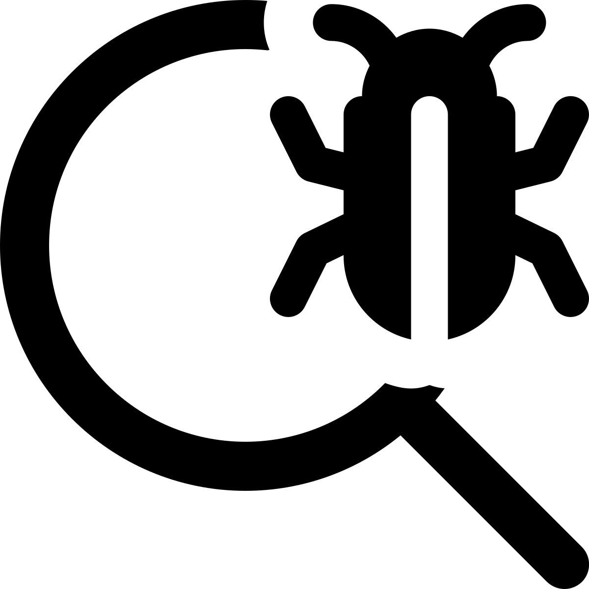 seach for bugs icon