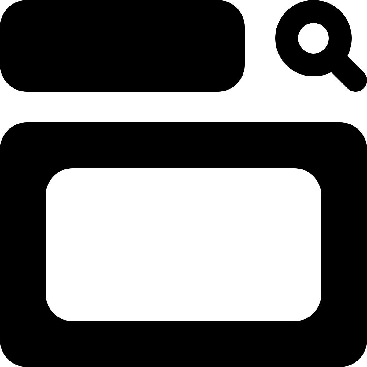 rechercher du contenu icon