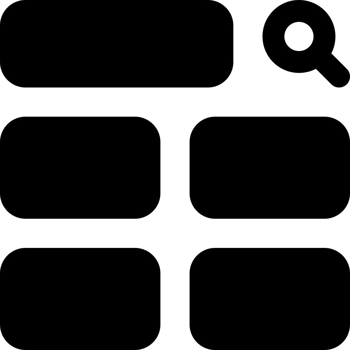 layout dei risultati della ricerca icon