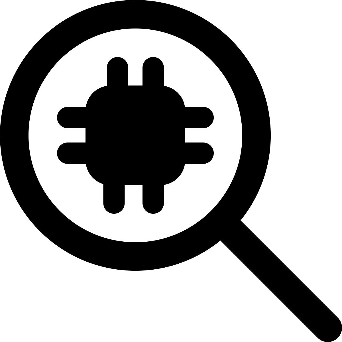 recherche de microprocesseur icon