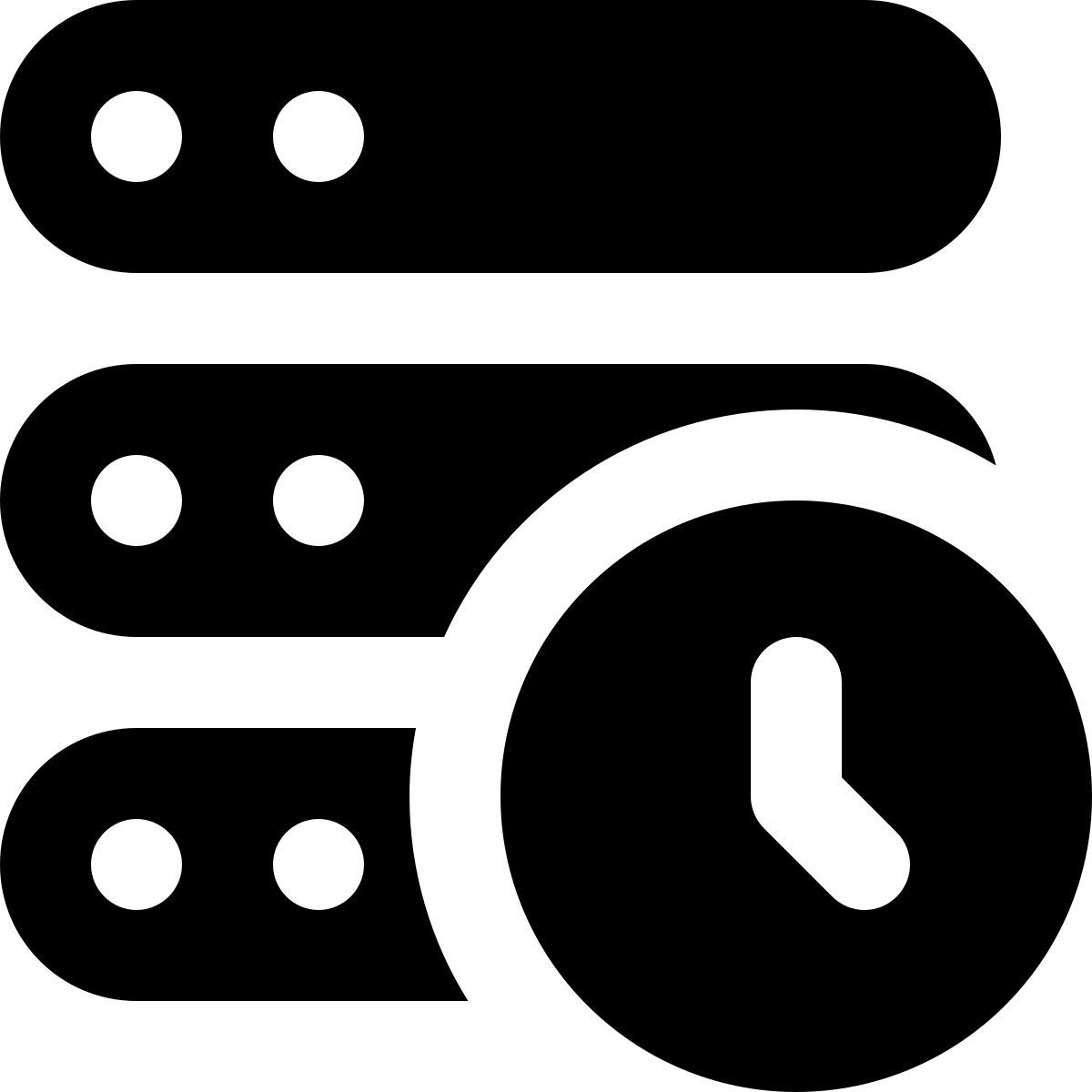 temporizador de desligamento automático externo em um servidor computador servidor bold tal revivo icon