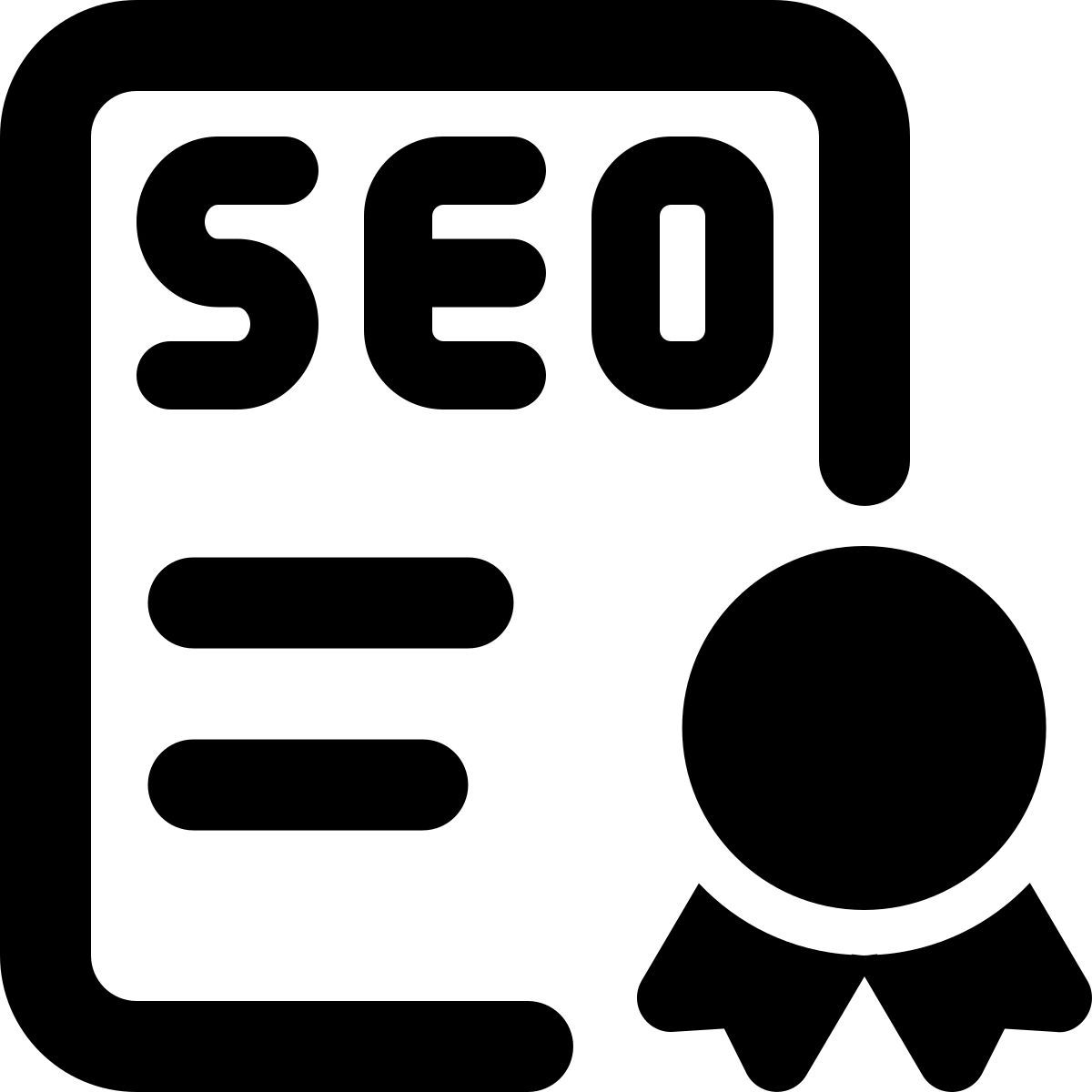 certificado seo icon