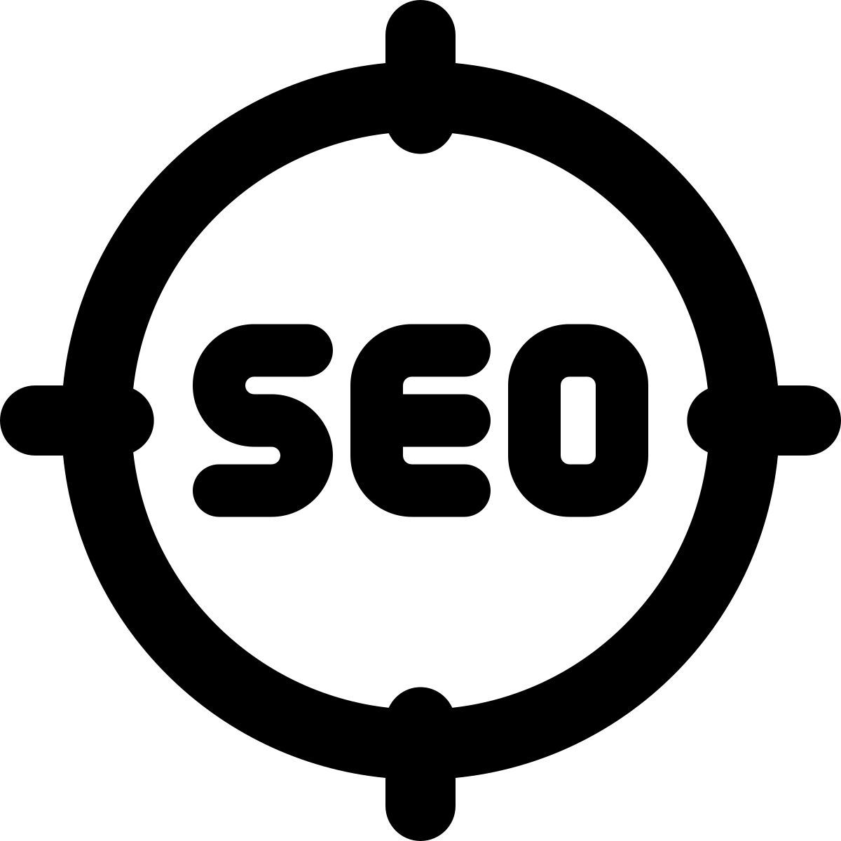 trabalho de otimização de mecanismos de busca em um alvo icon