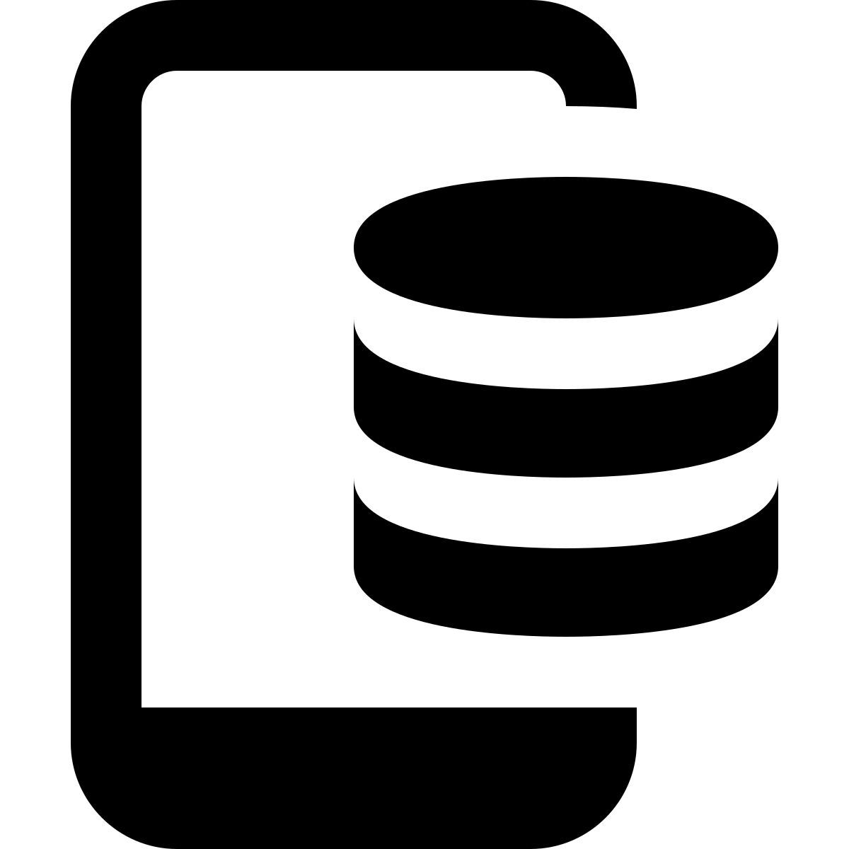 mobile database icon