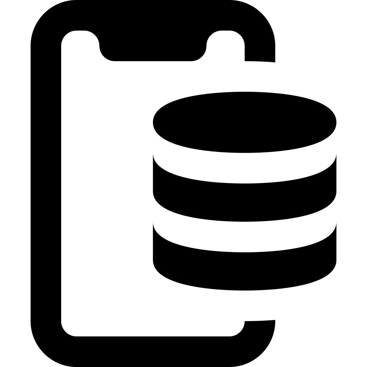 acceso a bases de datos móviles icon