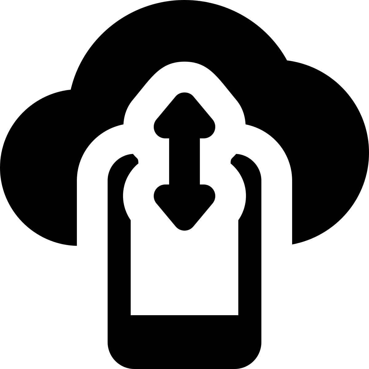 cloud data transfer icon