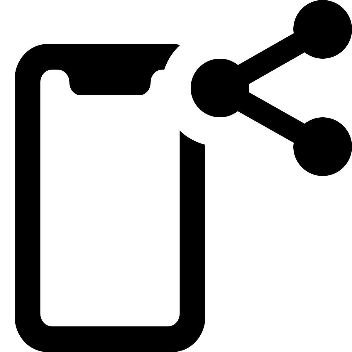 스마트폰 데이터 공유 icon