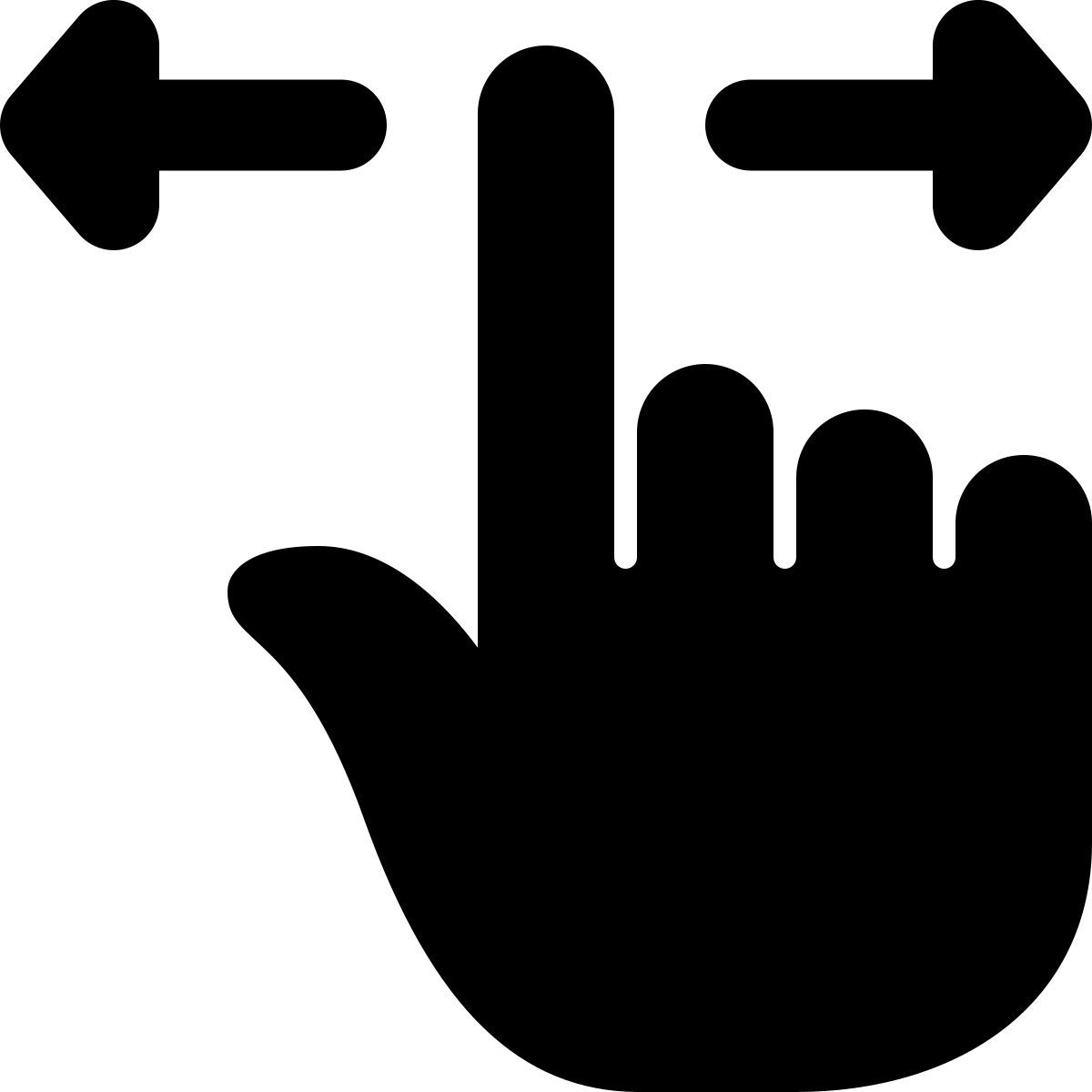 scorrimento orizzontale icon