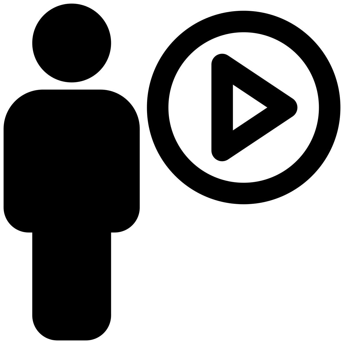 musique unique jouée par un employé sur un portail icon