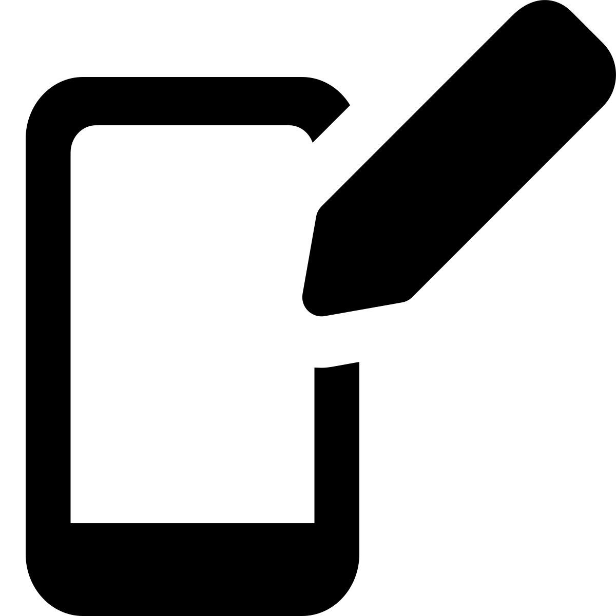 smartphone stift icon