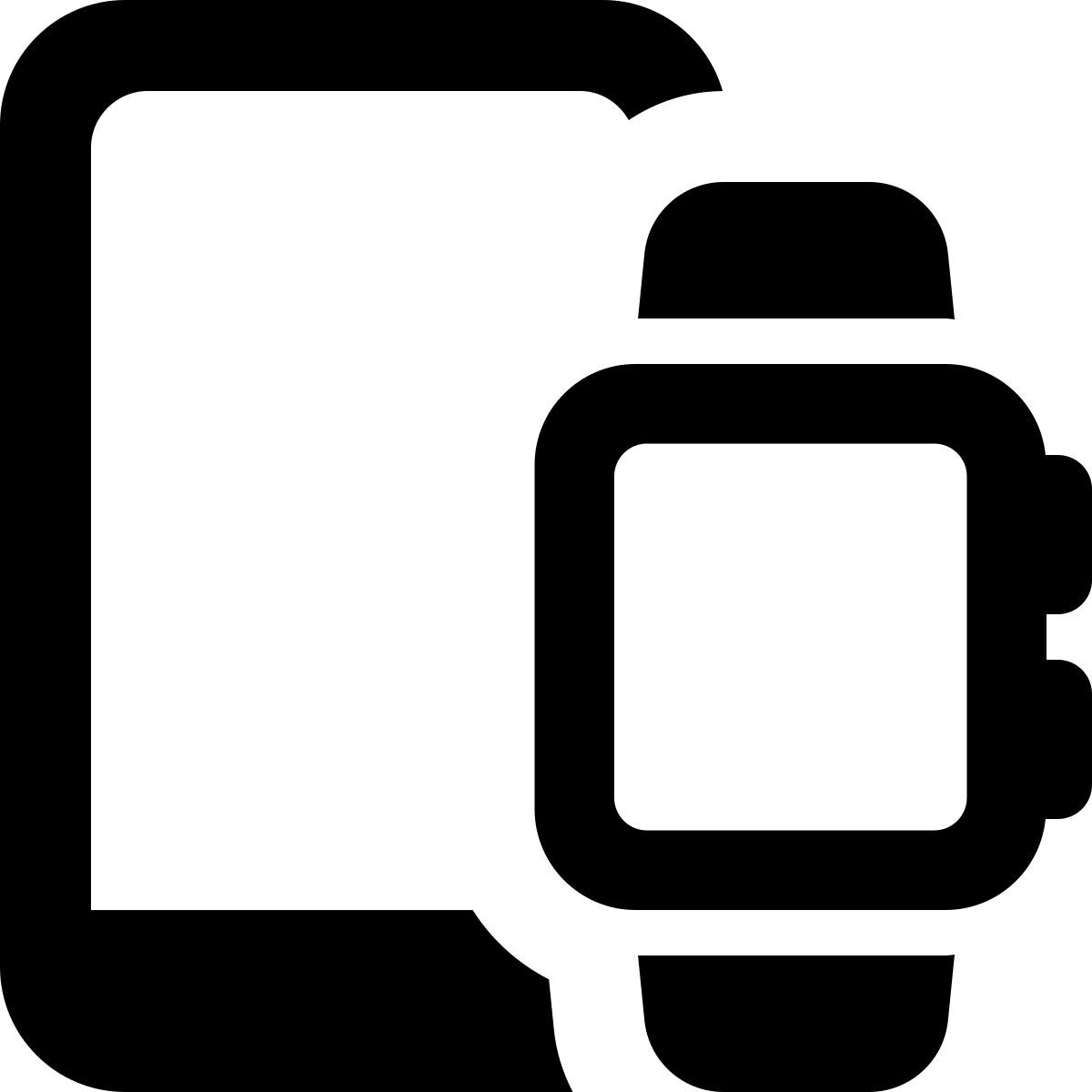 휴대폰과 스마트워치 icon