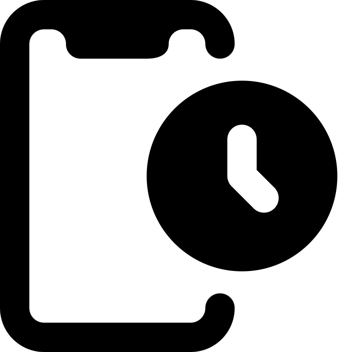 smartphone im standby modus icon