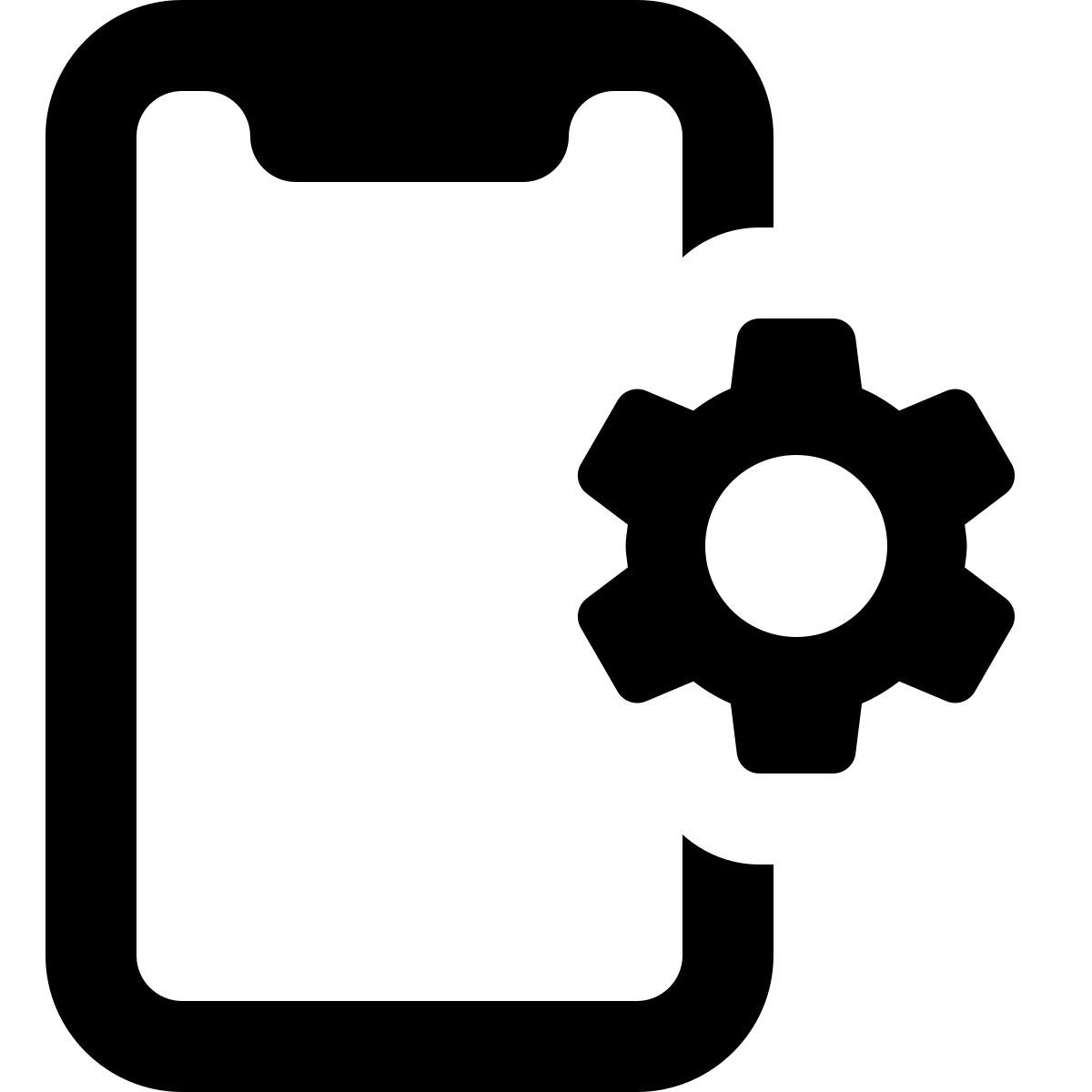 smartphone settings icon