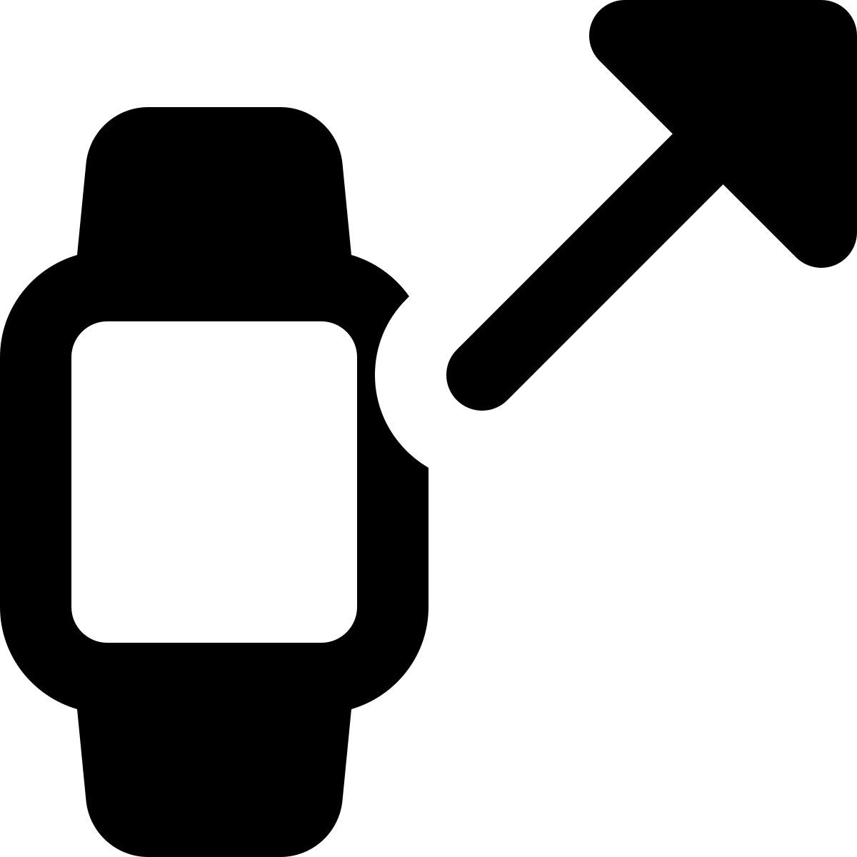 share smartwatch data icon