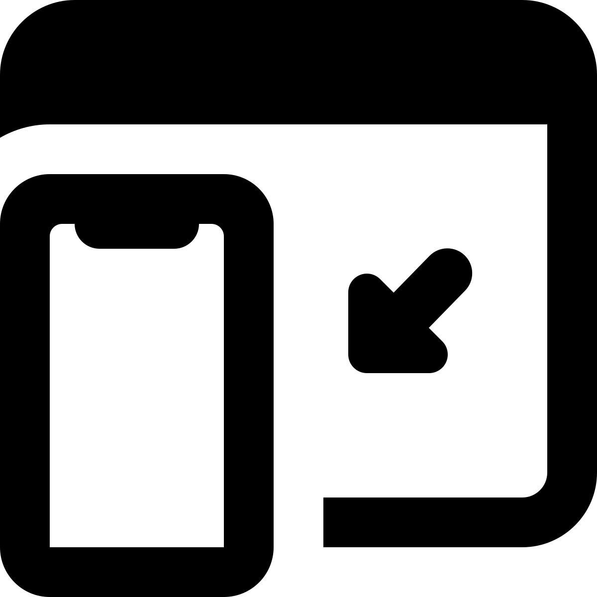 적응형 웹사이트 icon