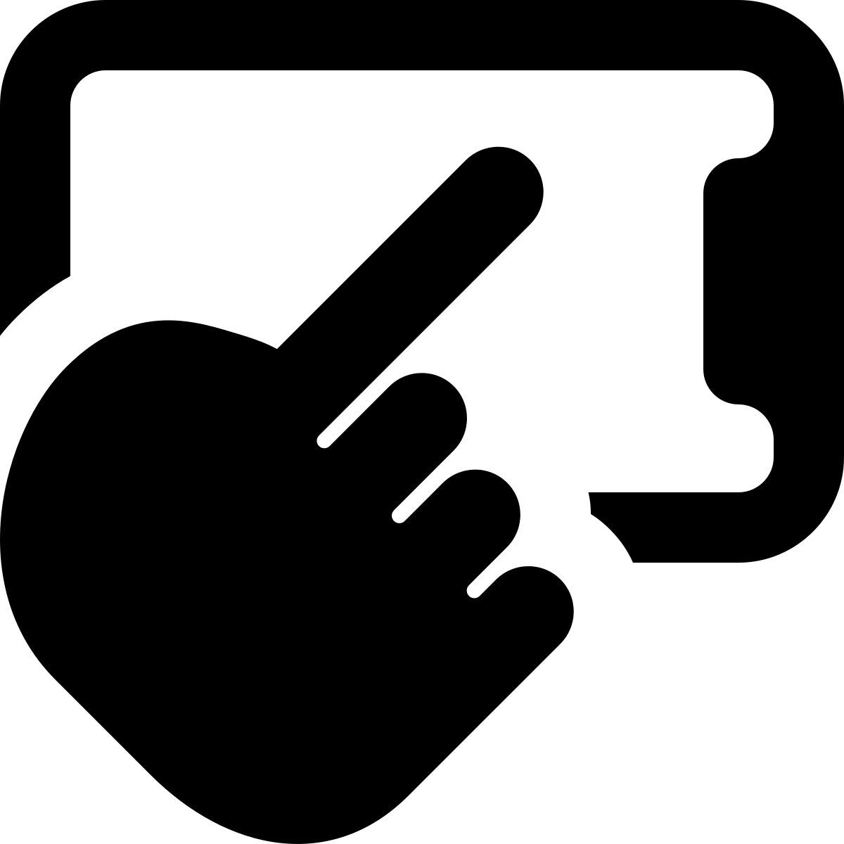 schermo tattile icon