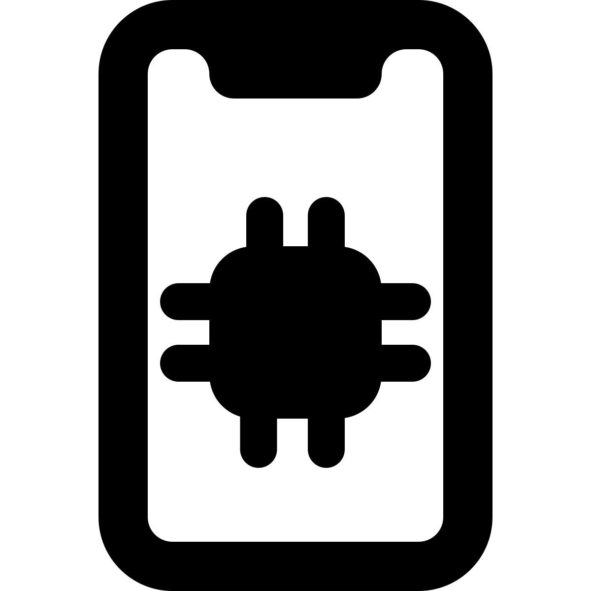 processore per smartphone icon