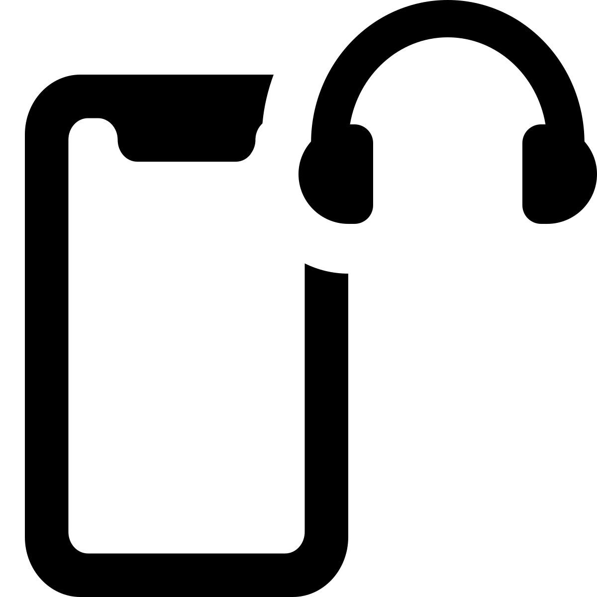 phone headphones icon