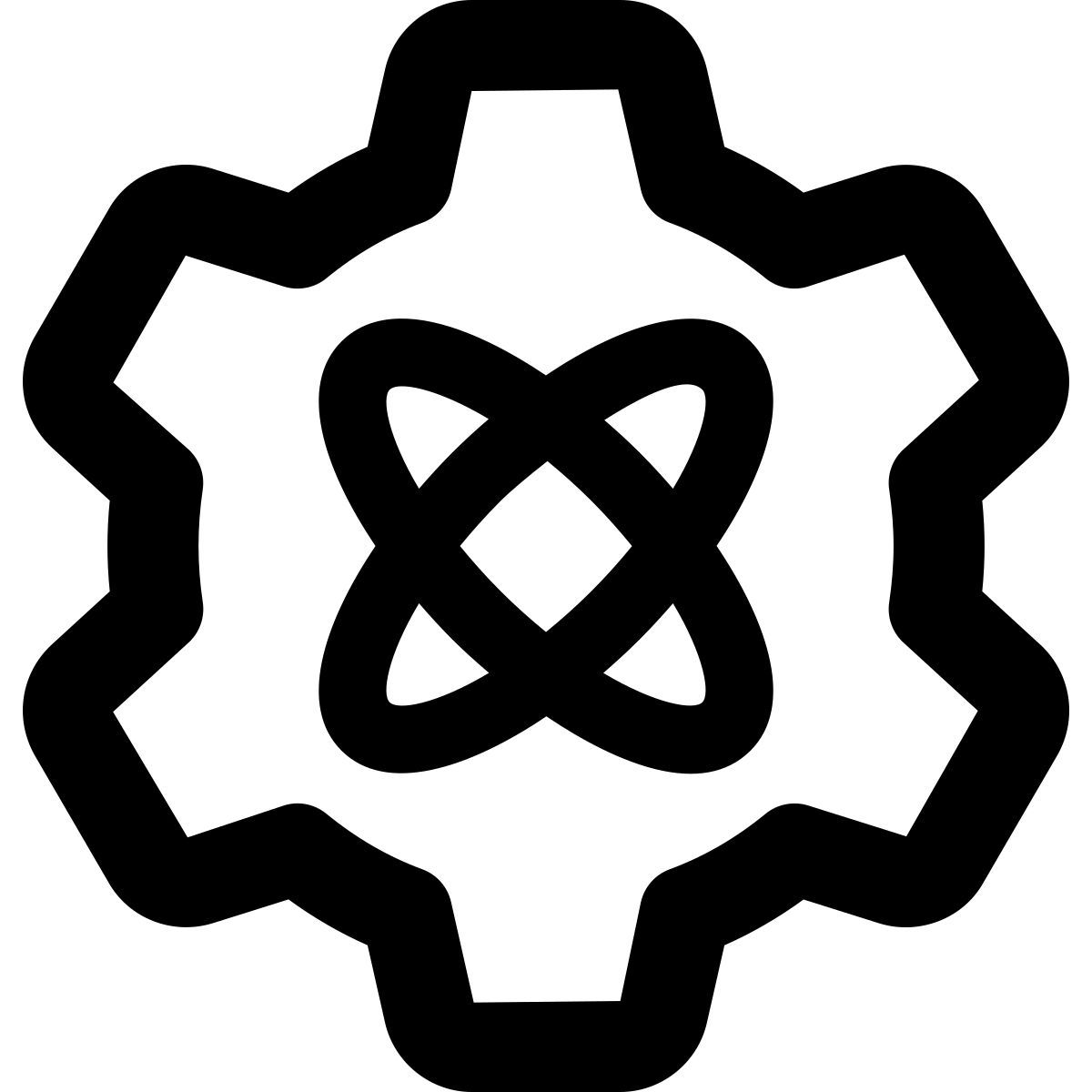 ingranaggio con atom icon