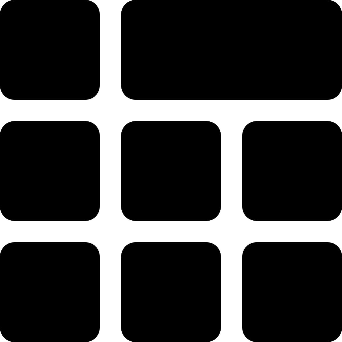 方形单元布局 icon