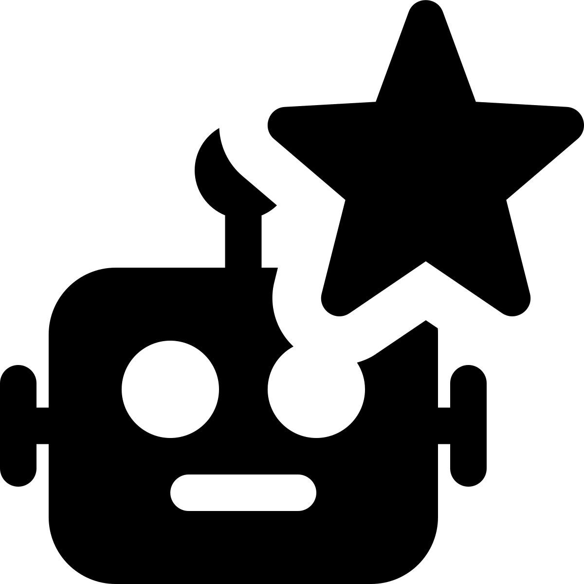 starred robot icon