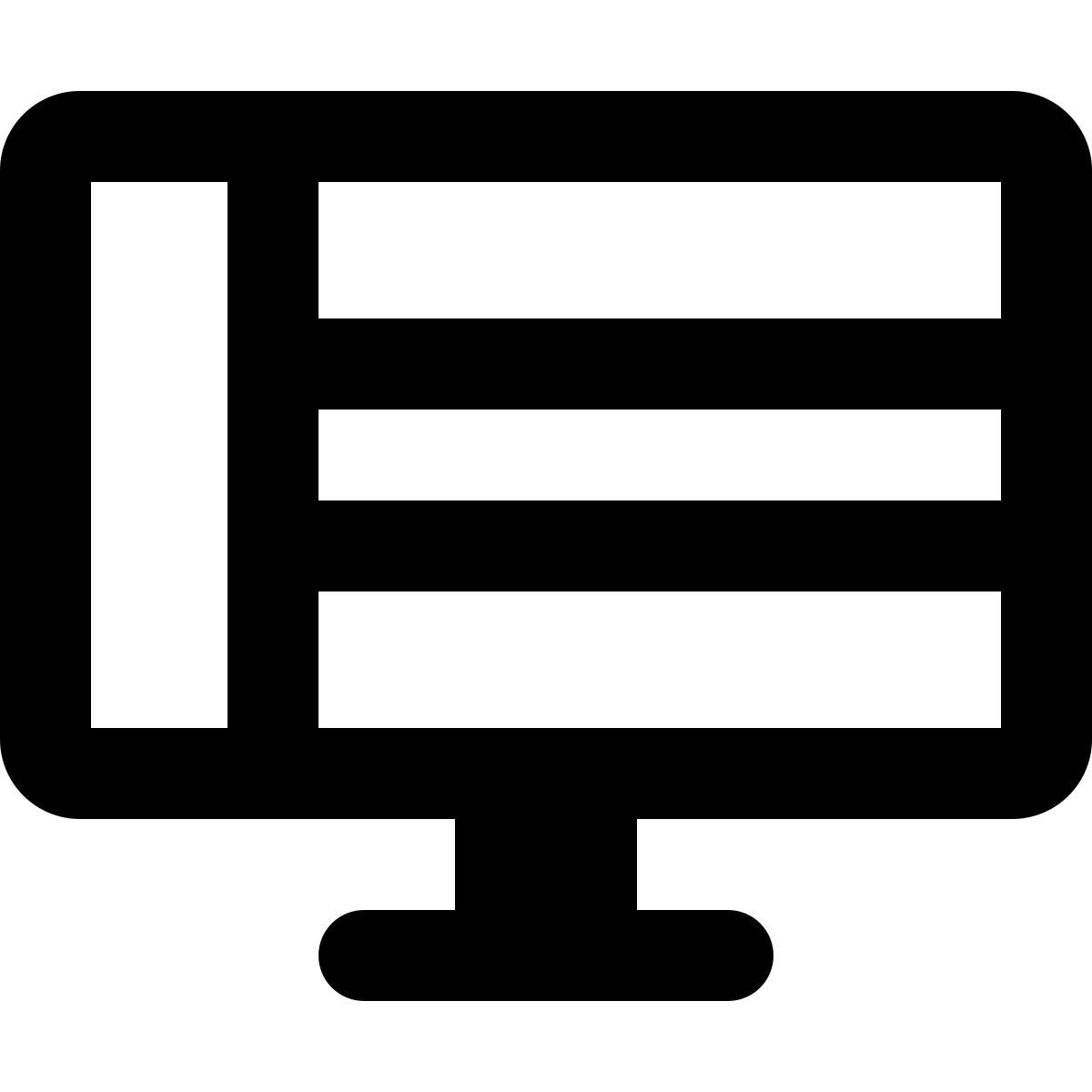 layout da área de trabalho icon