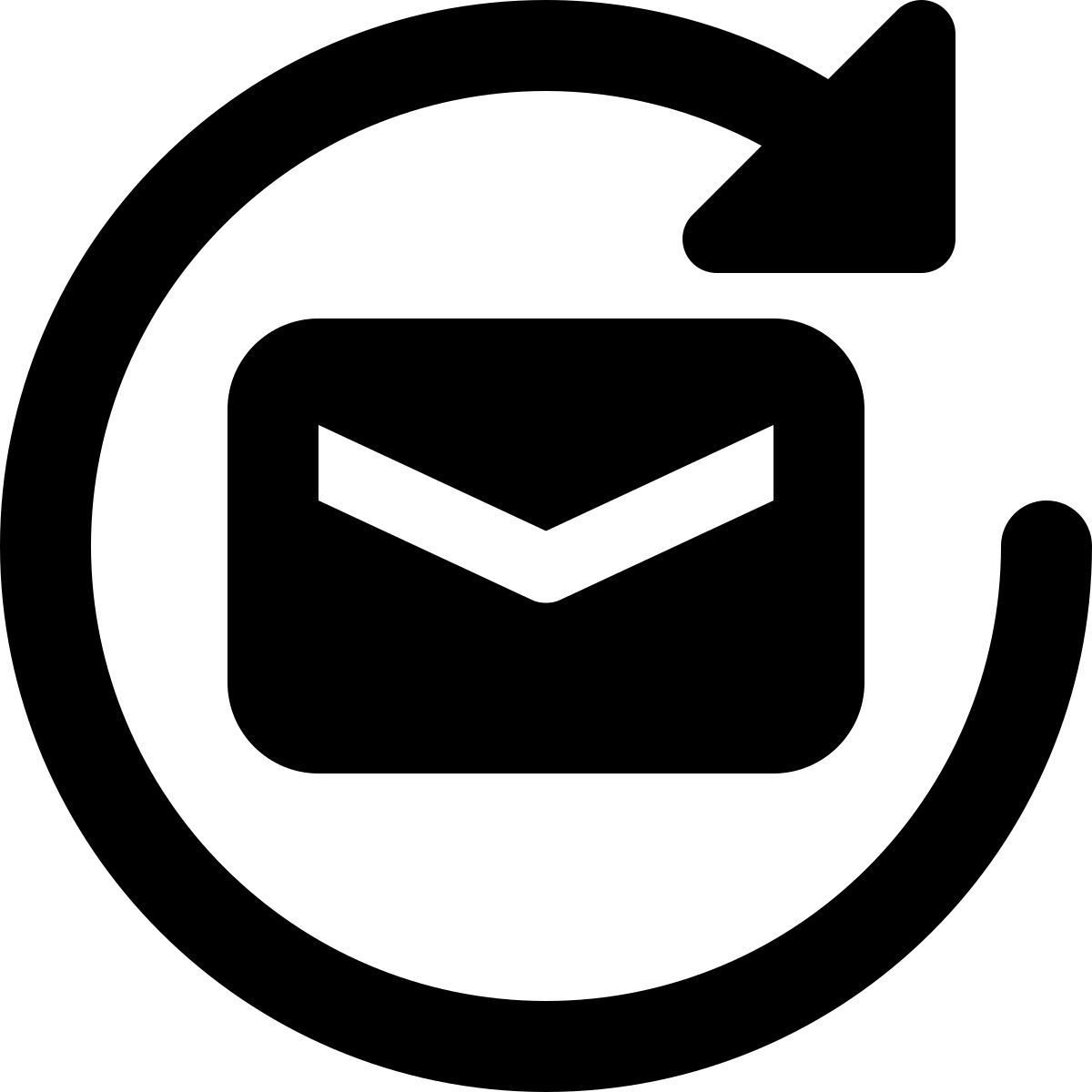 neue e mail synchronisieren icon