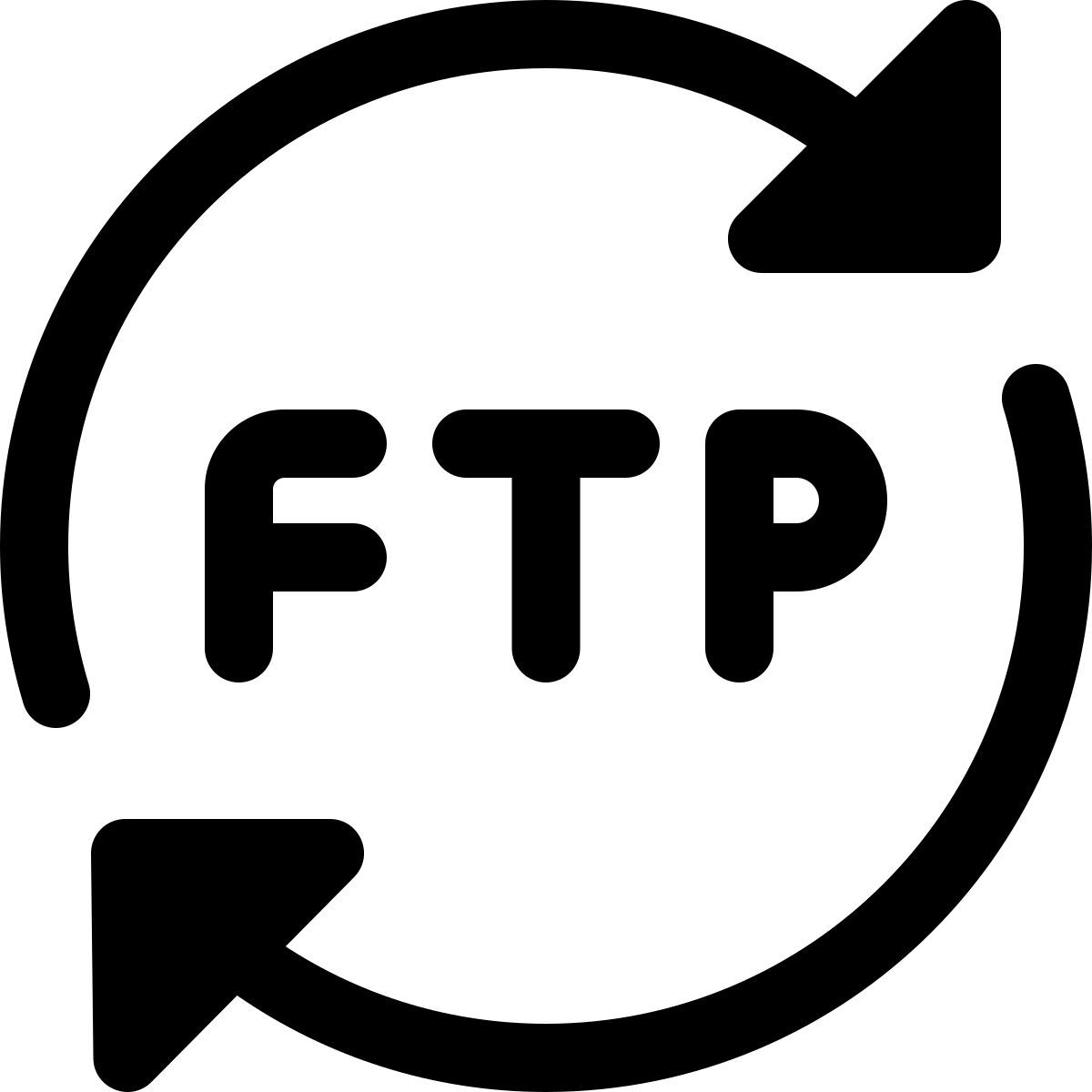 ftp synchronization icon