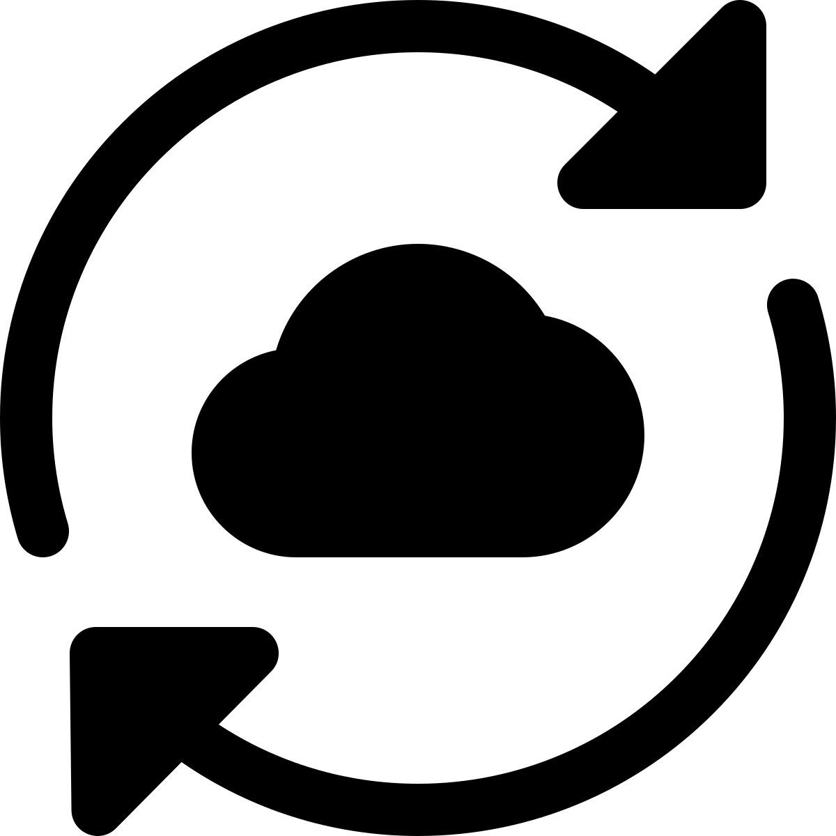 cloud synchronization icon
