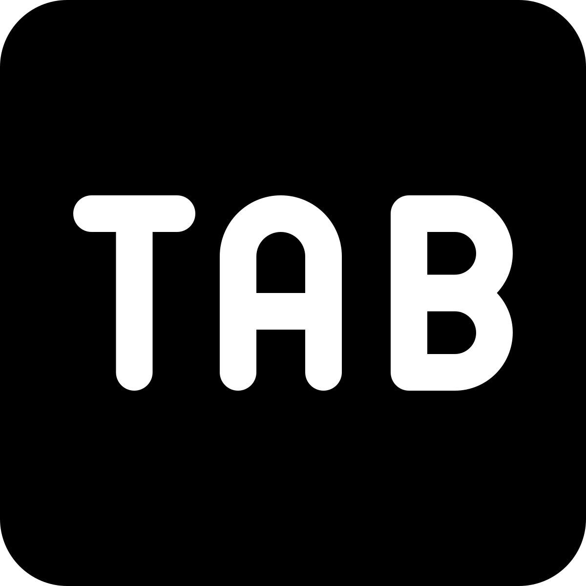 tab key icon