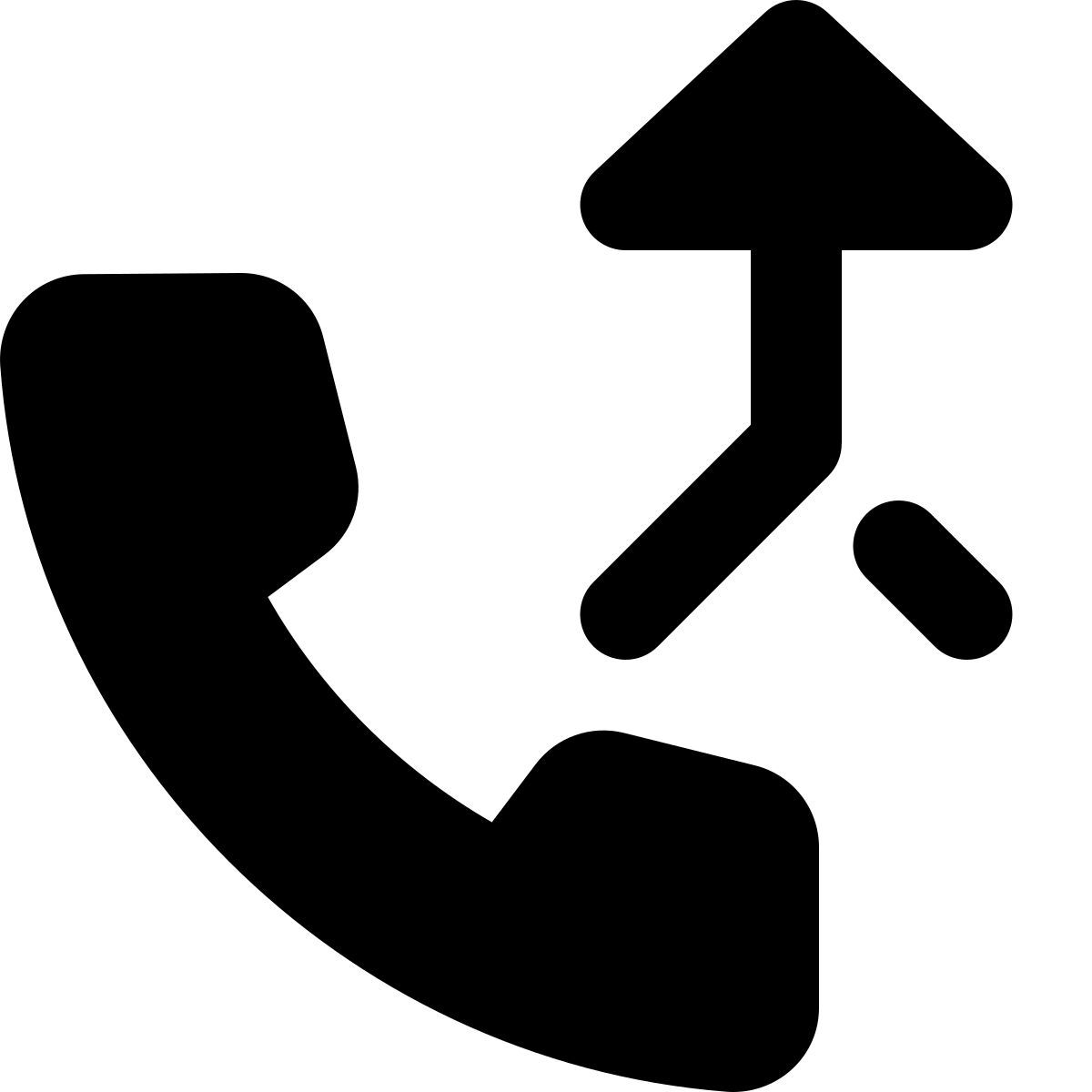 mesclagem de chamadas telefônicas icon