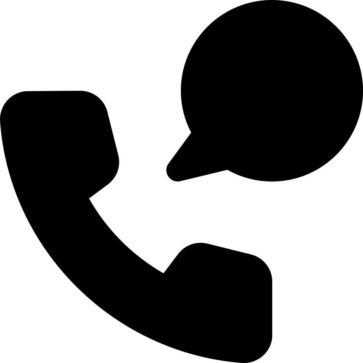telephone texting icon
