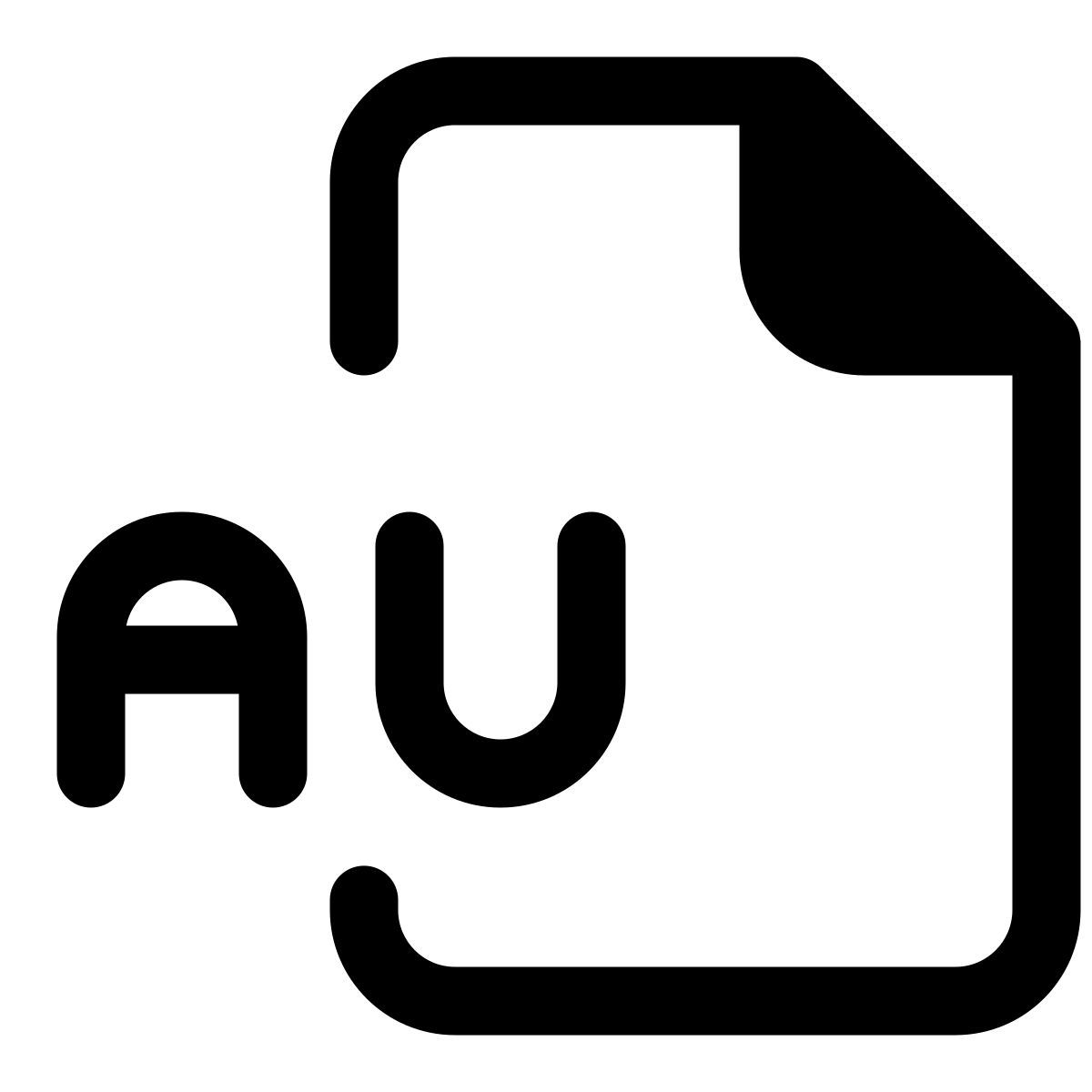 au file icon