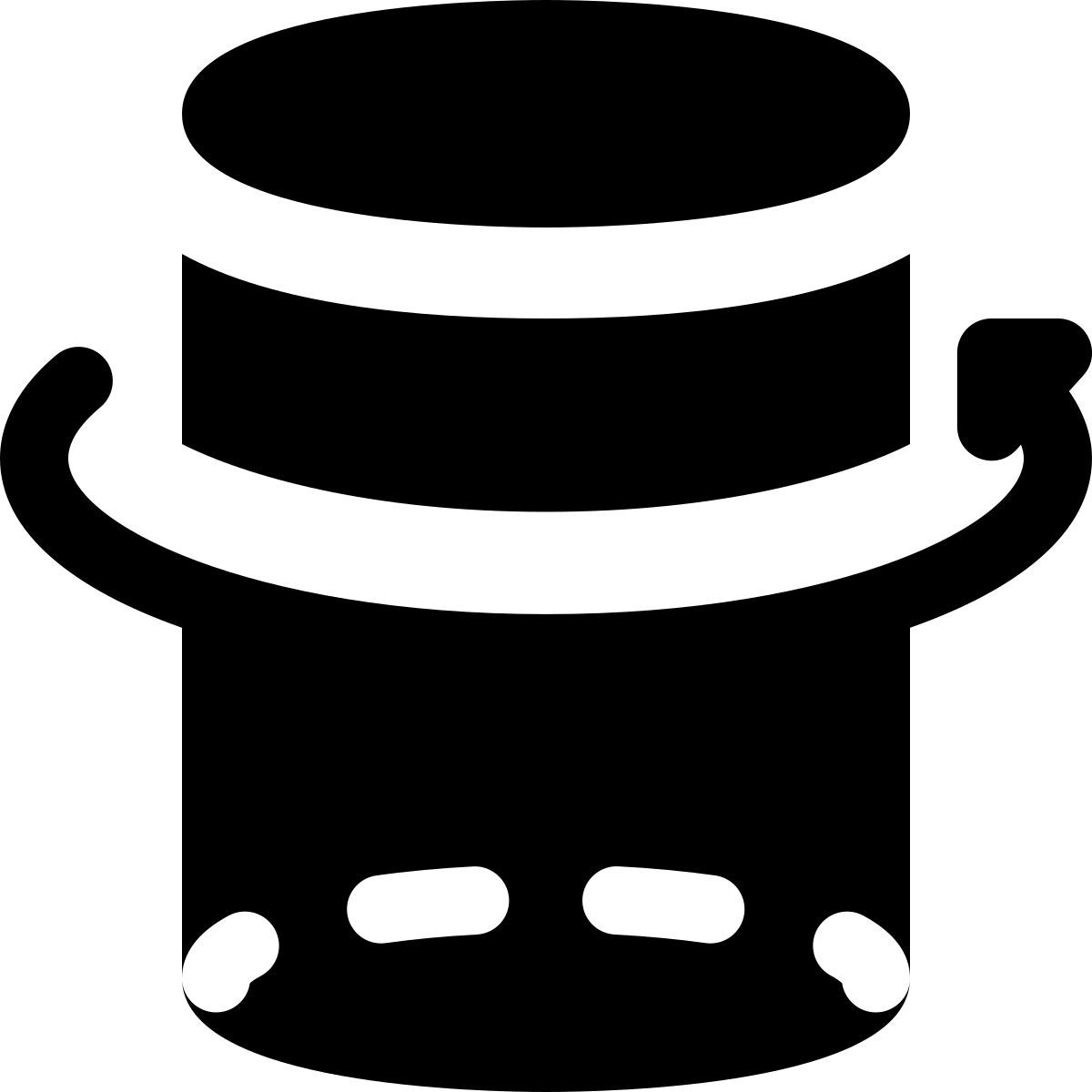 3d cylinder rotation icon