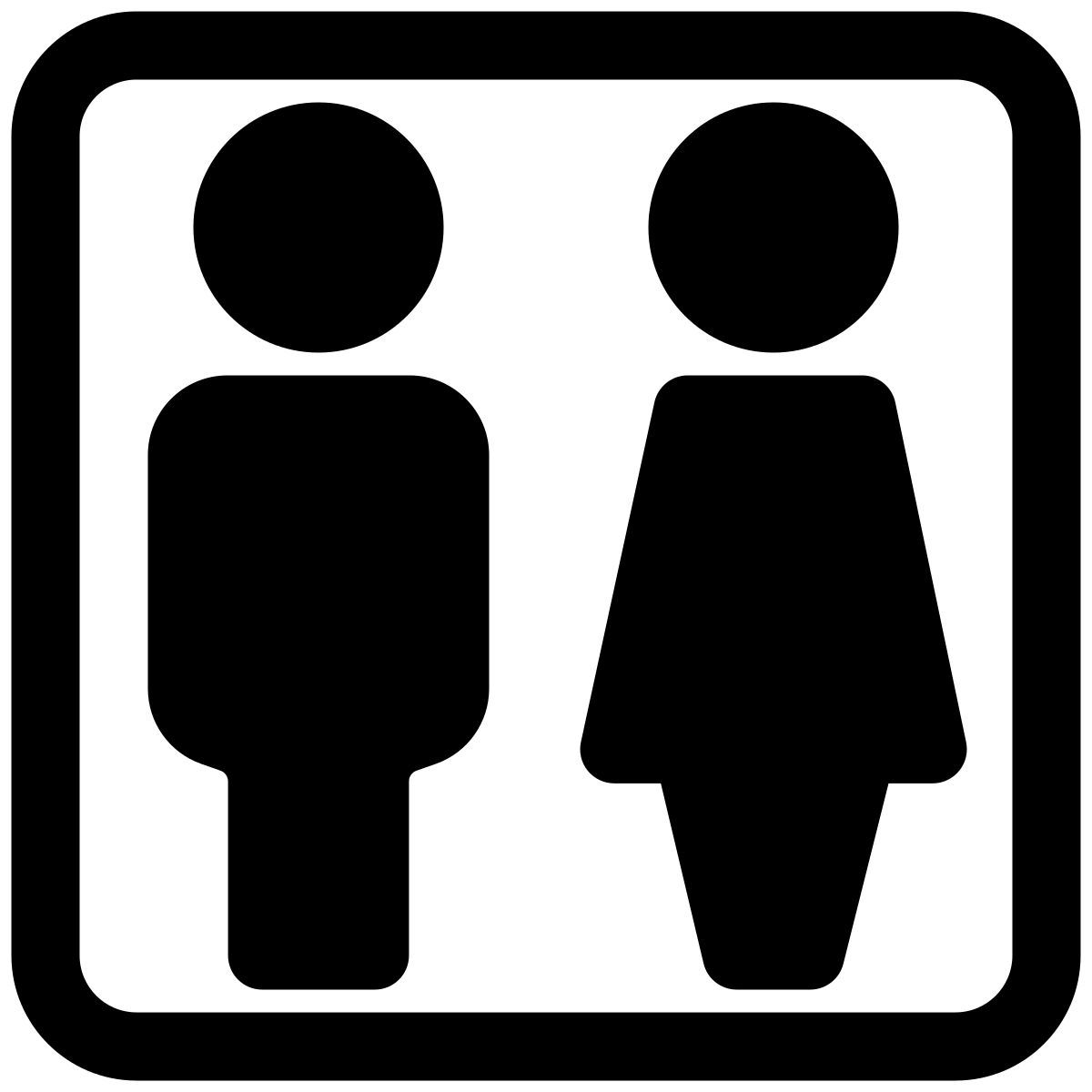 public restroom icon