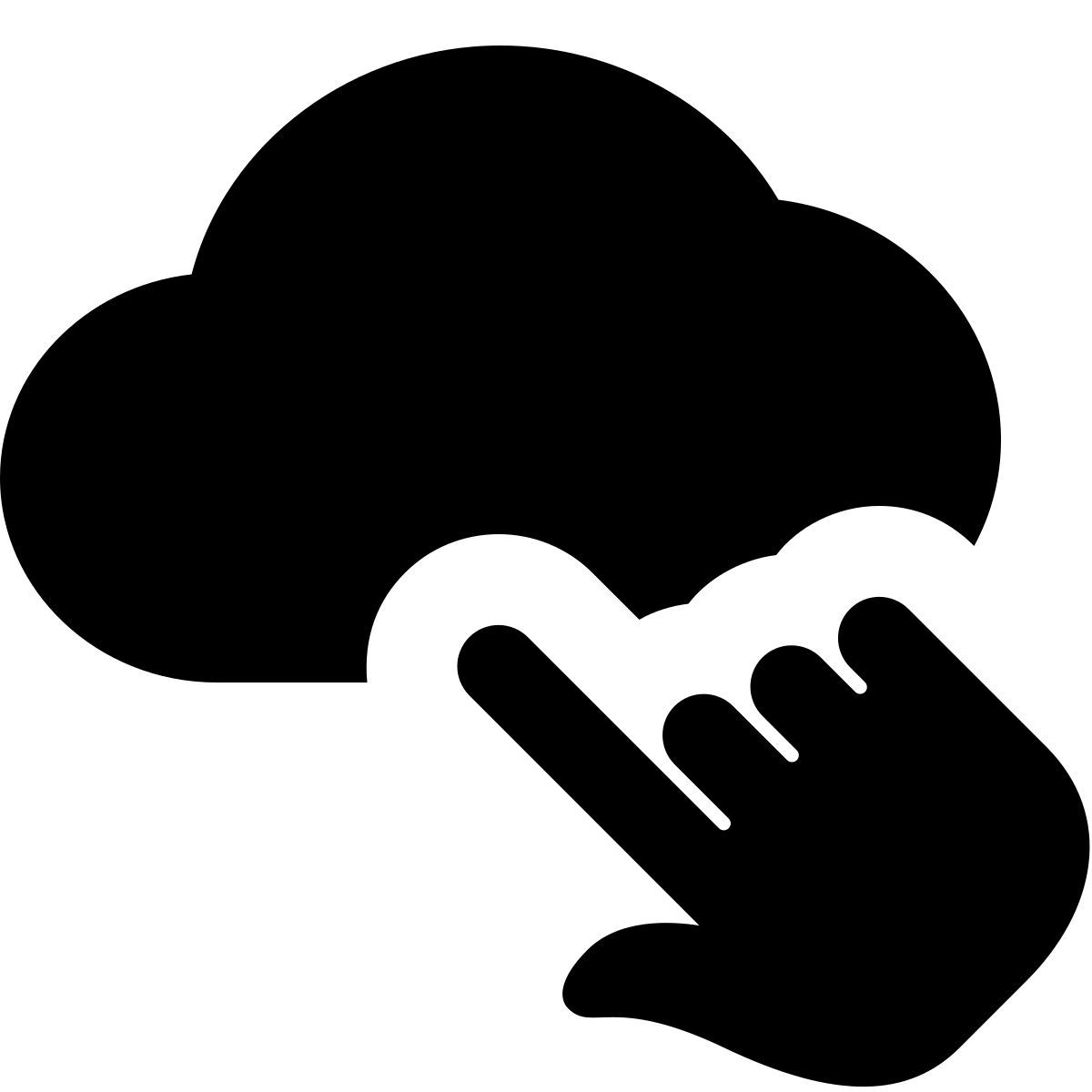 touch cloud icon