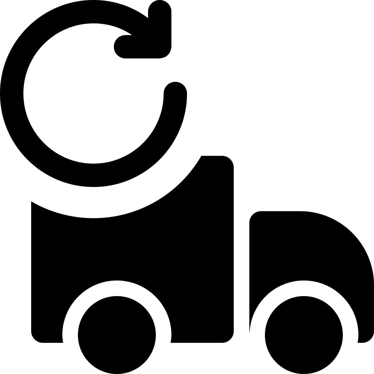 returning truck icon