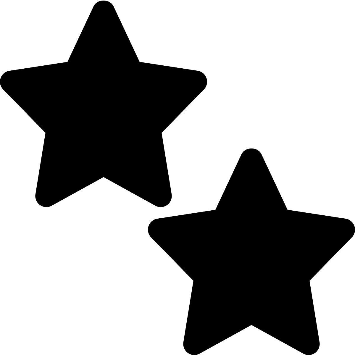 calificación de dos estrellas icon