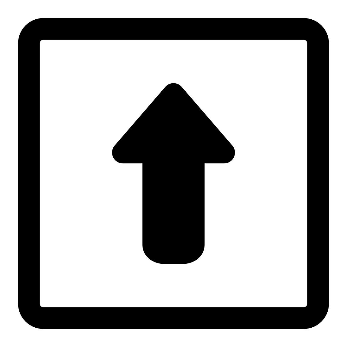 up arrow icon