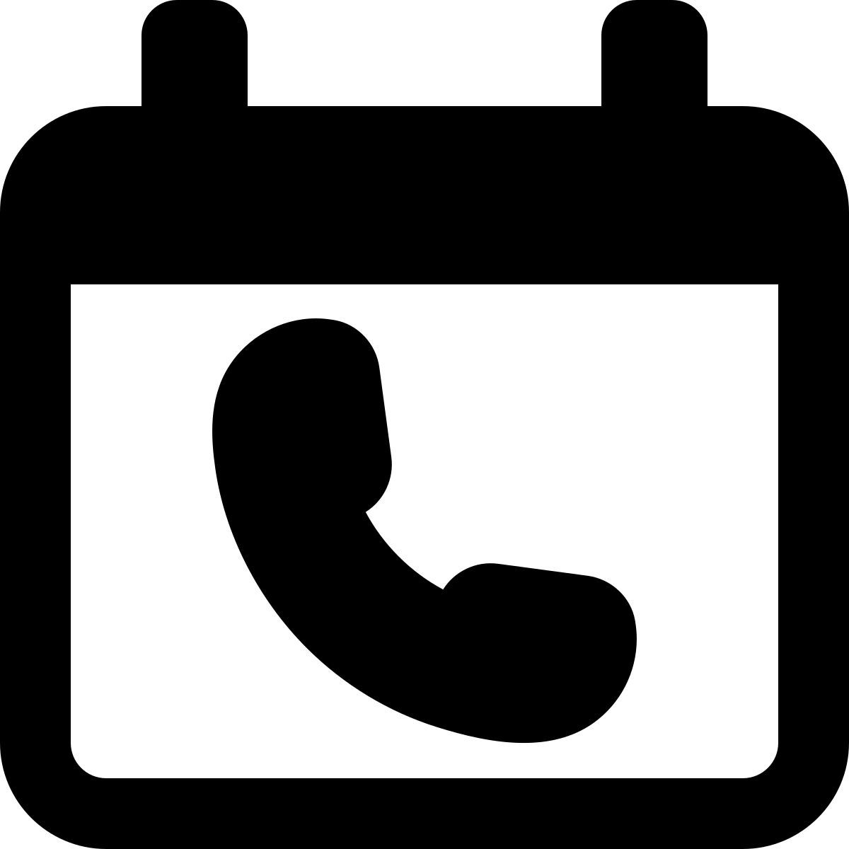 call schedule icon